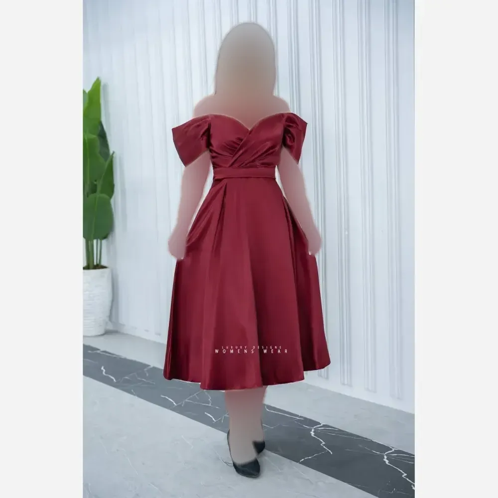 پیراهن مجلسی زنانه ساتن آمریکایی قد 115 بند دکلته زیپدار