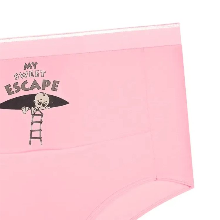 شورت بارداری زنانه اسلیپ فاق بلند نخی طرح My Sweet Escape برند نارین فری سایز