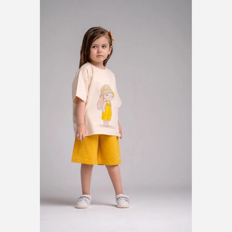 ست تیشرت شلوارک خرگوش دخترانه مدل بانی سایز 35 تا 50