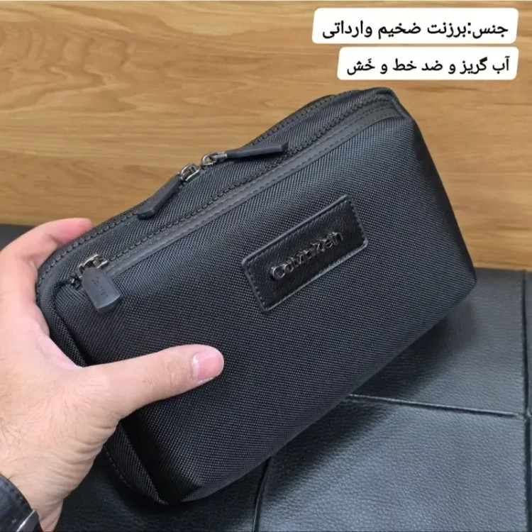 کیف دوشی و دستی اسپرت کلوین کلاین مدل 3 کاره برزنتی آبگریز