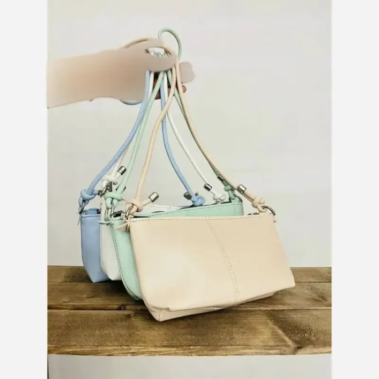 کیف فانتزی صابونی شیک رنگ بندی متنوع سایز 22 در 12