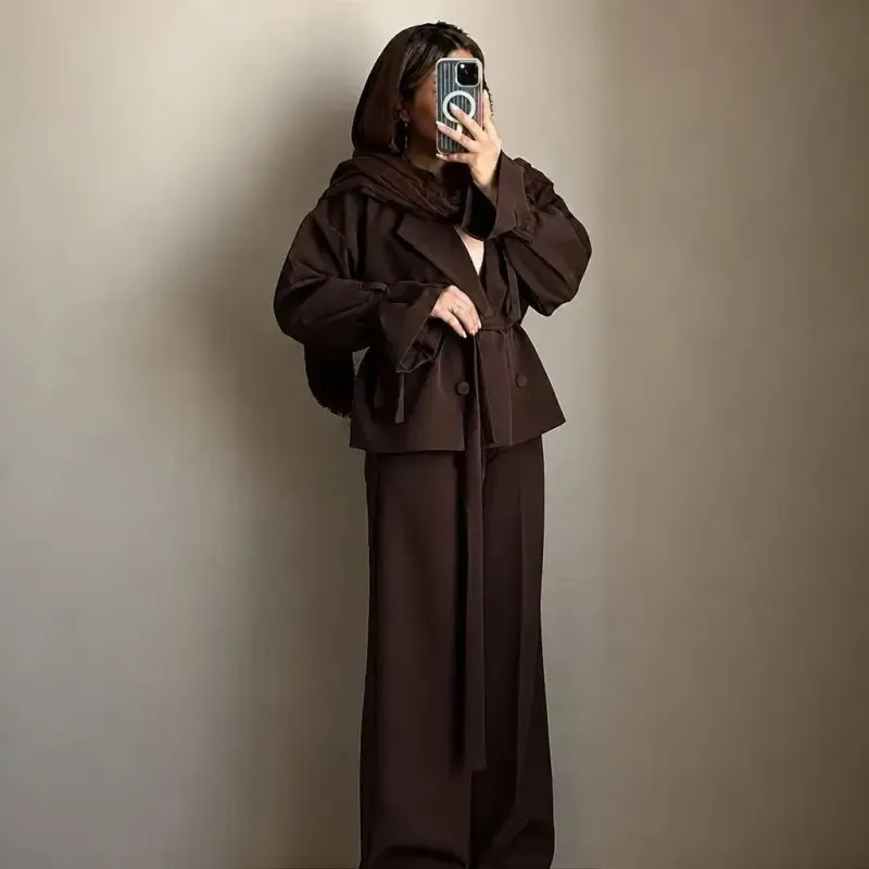 کت شلوار زنانه مدل سانی جنس مازراتی دبل سایزبندی