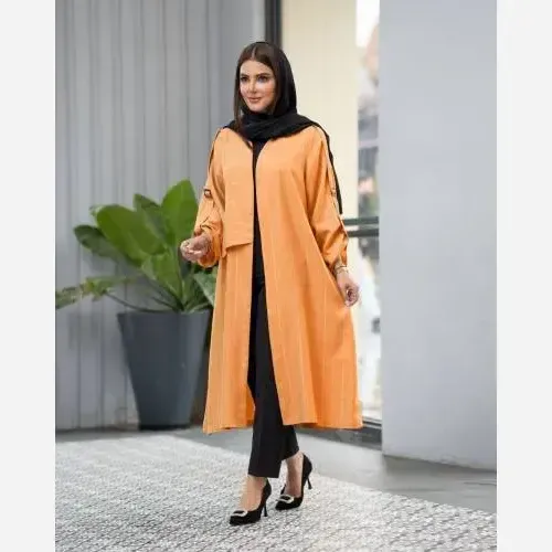 مانتو زنانه مدل کایلی جنس بابوس و شانتون لمه سایز 36 تا 50